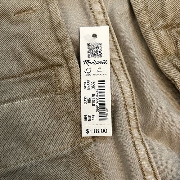 NWT Madewell Pale Pewter Straight Cargo Pant: COOLMAX® Edition 36x32 - Picture 8 of 9